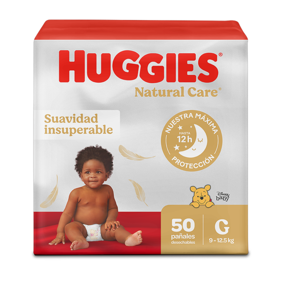 Pañales Huggies Natural Care Etapa 3/G 50uds